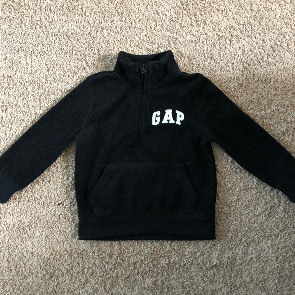 Fleece GAP sweater black sz XS